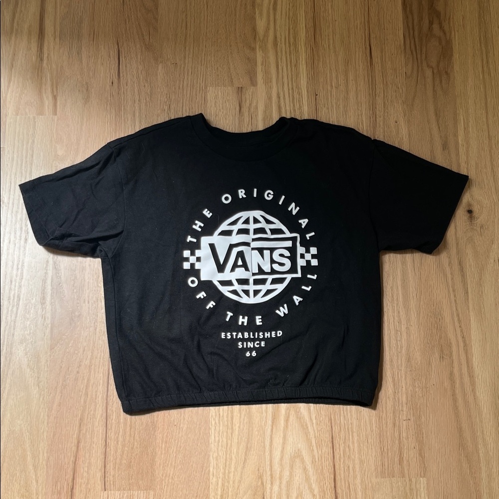 Vans Black Crop Top